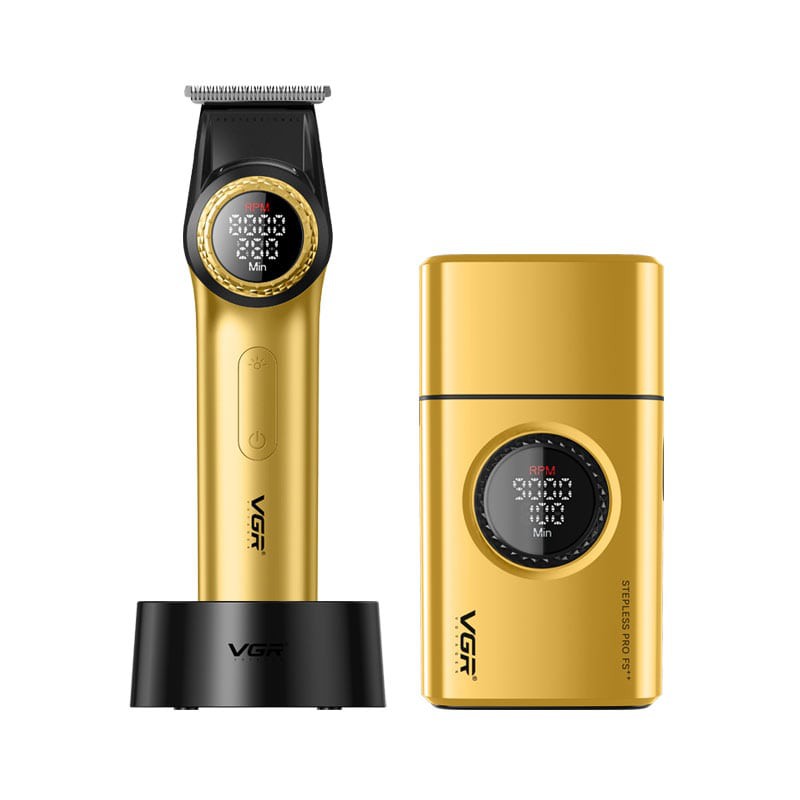 ست ماشین اصلاح خط زن و شیور وی جی آر مدل V-977 و V-377