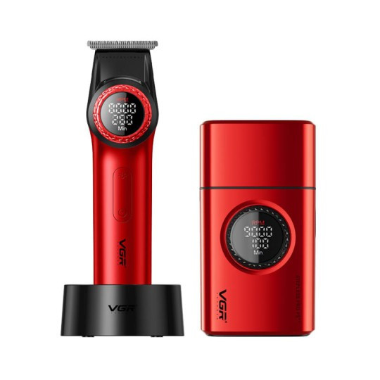 ست ماشین اصلاح خط زن و شیور وی جی آر مدل V-977 و V-377