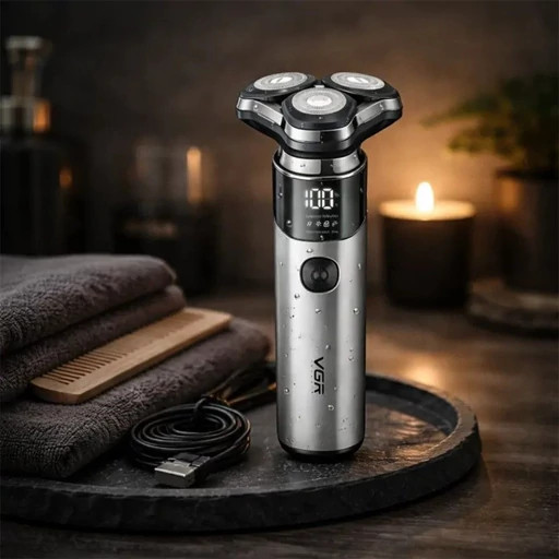 ماشین اصلاح موی صورت شارژی وی جی ار مدل V_321