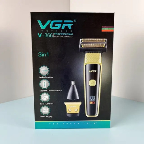 ست ماشین صورت و بدن وی جی آر مدل V-366 (3in 1)