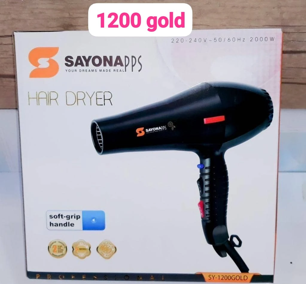 سشوار سایونا  مدل SY-1200GOLD