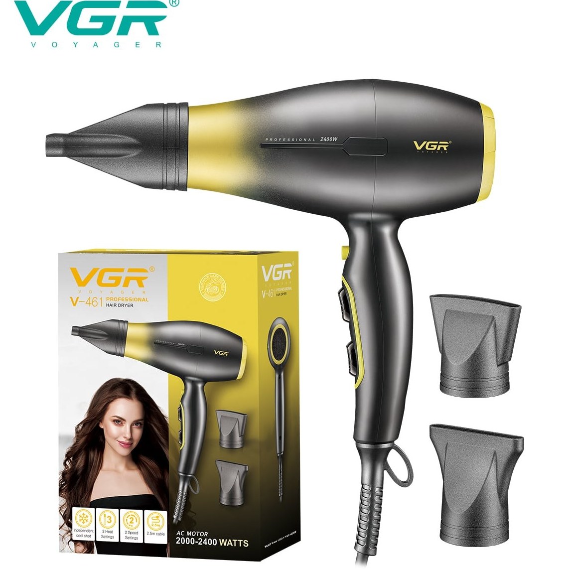 سشوار وی جی آر مدل V-461