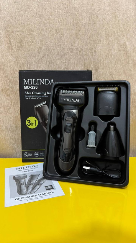 ماشین سه کاره سرو صورت و گوش و بینی MILINDA مدل MD-226