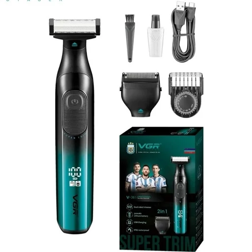 ماشین اصلاح مو صورت و بدن  وی جی آر مدل V-361