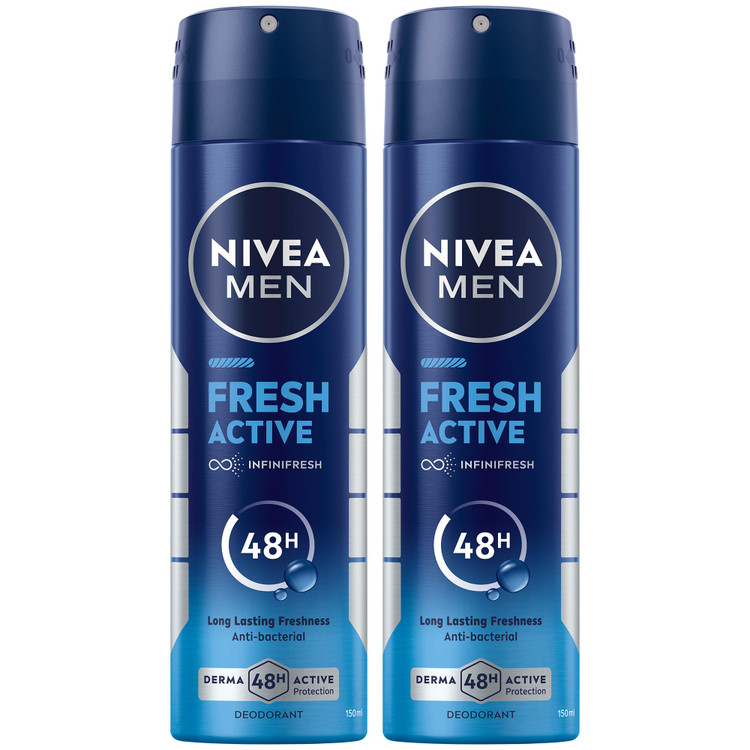 اسپری ضد تعریق مردانه نیوآ مدل FRESH ACTIVE