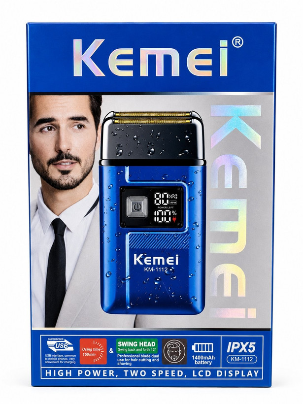 ماشین اصلاح موی صورت کیمی مدل KM-1112