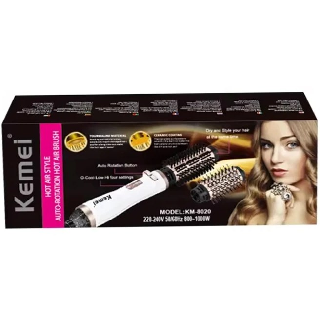 سشوار برس دار چرخشی کیمی مدل KM-8020