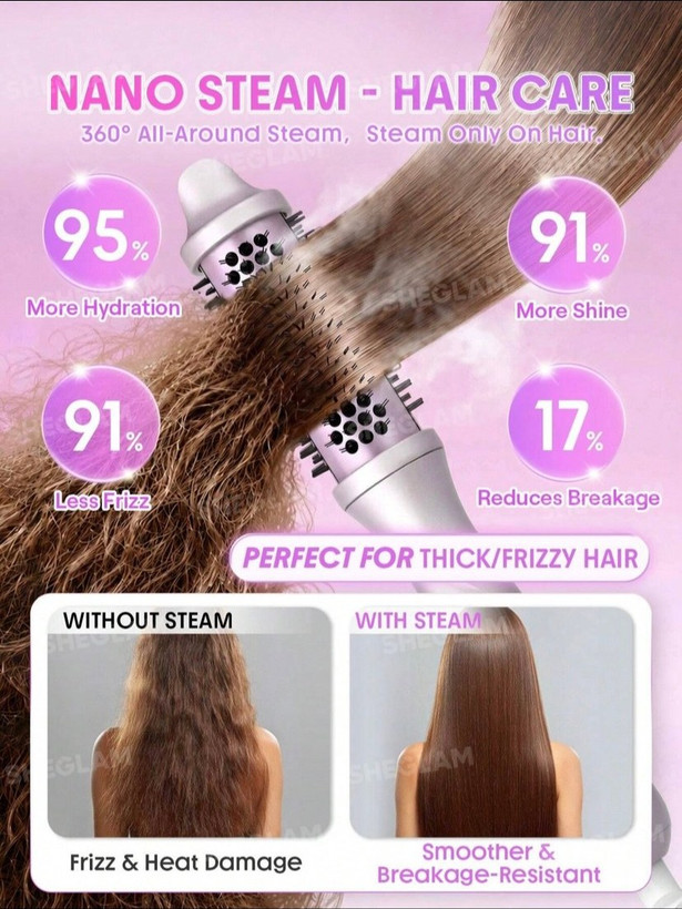 برس حرارتی شیگلم مدل Hydra shot steam blowout