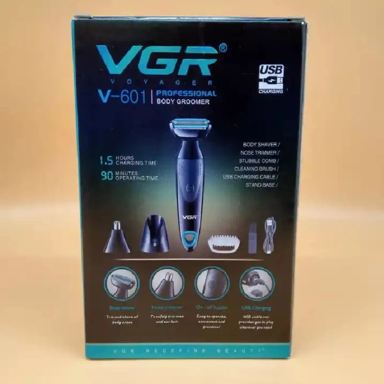 ماشین اصلاح موی صورت و بدن وی جی آر مدل V-601