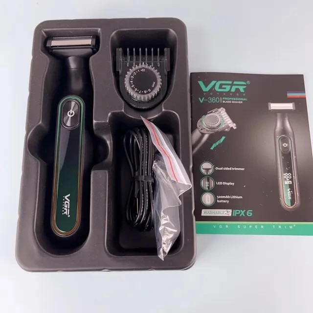 ماشین اصلاح موی صورت و بدن وی جی آر مدل V-360
