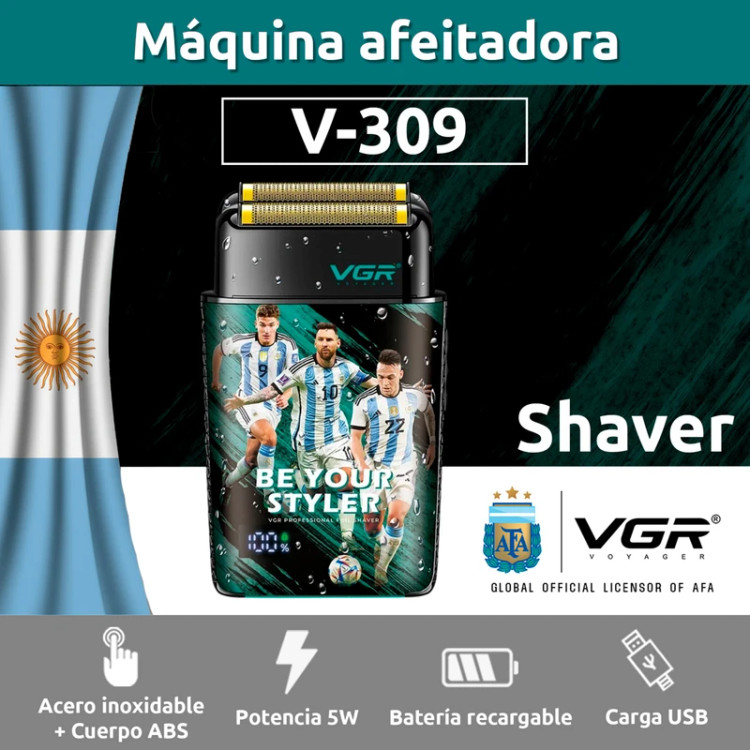 ماشین اصلاح موی صورت شارژی وی جی آر مدل V-309