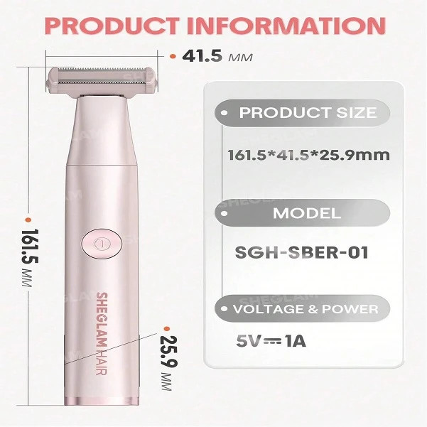 اصلاح کننده موی بدن بانوان شیگلم مدل SCG- SBER-01