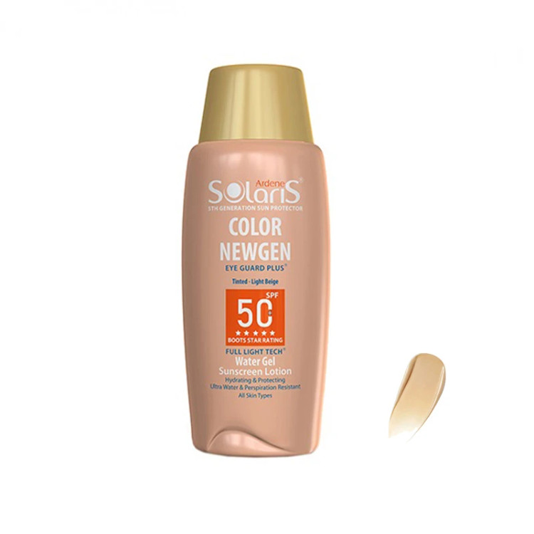 لوسیون ضد آفتاب فاقد چربی SPF 50آردن سولاریس مدل COLOR NEW GEN