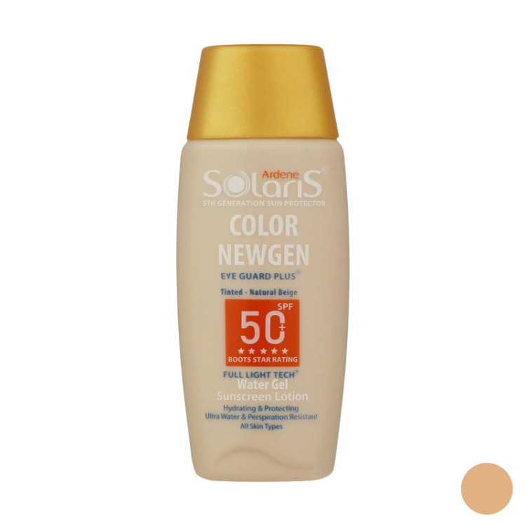 لوسیون ضد آفتاب فاقد چربی SPF 50آردن سولاریس مدل COLOR NEW GEN