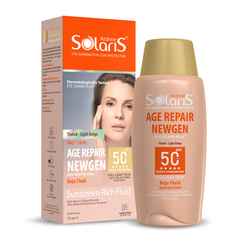 لوسیون ضد آفتاب آردن سولاریس مدل AGE REPAIR NEW GEN حجم 75 میلی لیتر