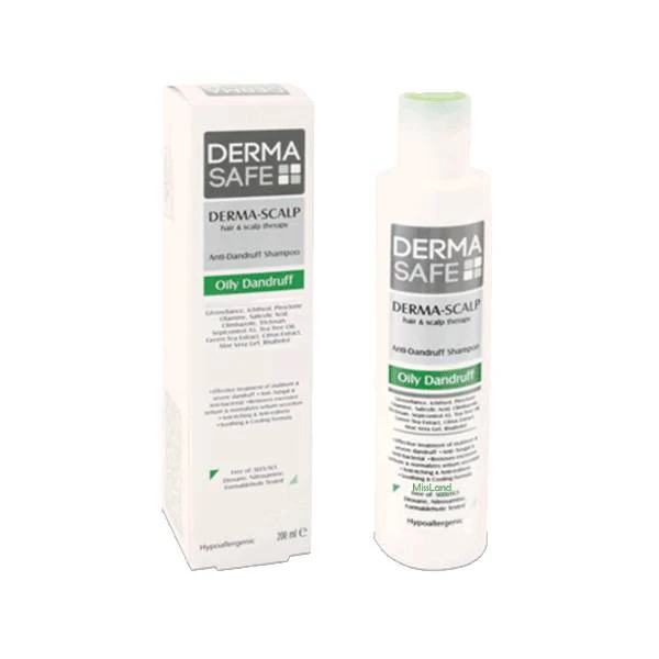شامپو ضد شوره مناسب مو و پوست چرب درمانی سیف مدل OILY DANDRUFF